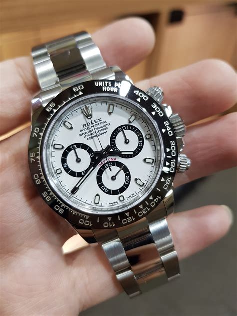 rolex daytona panda racing|Rolex daytona price guide.